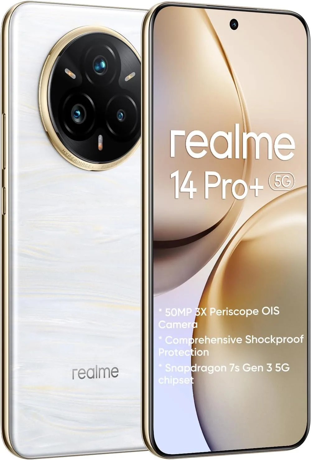 realme 14 Pro+ 5G 256GB (Blanco)