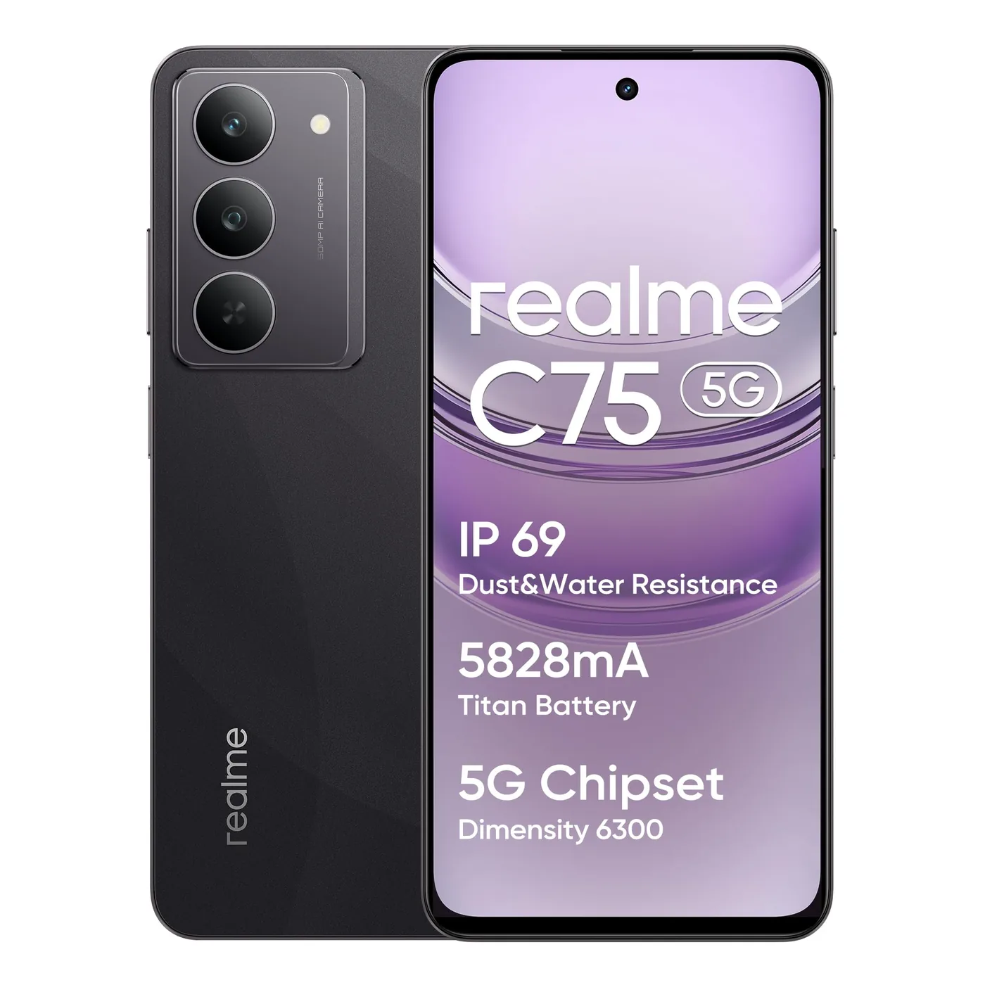 realme C75 5G 8+256GB (Negro)
