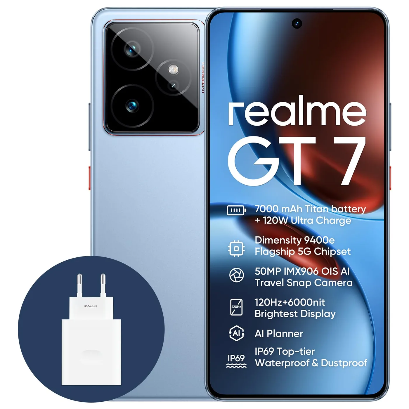 realme GT7 5G 256GB (Azul)